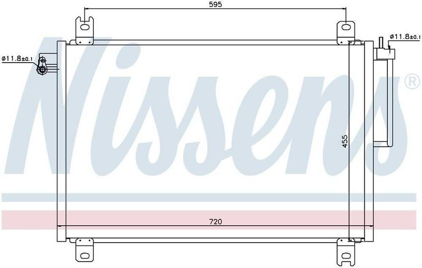 SAAB A/C Condenser 89019255 - Nissens 94913